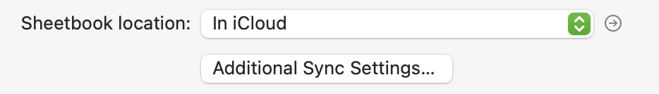 Paramètres de synchronisation de Soulver pour Mac